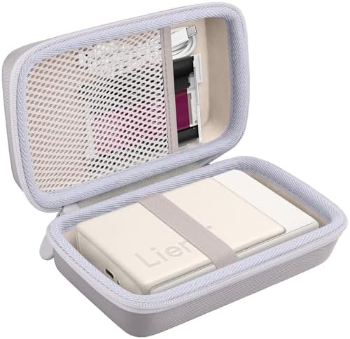 khanka Case for Liene Pearl N200 Pro Portable Photo Printer,Golden