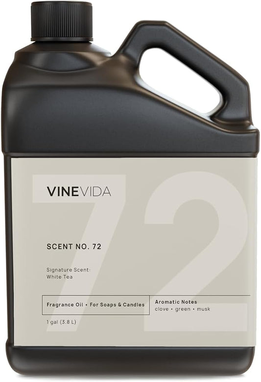 VINEVIDA [128oz] White Tea Fragrance Oil for Candle Making - Made in USA Scents for Soap Making - Natural Candle Fragrance Oil