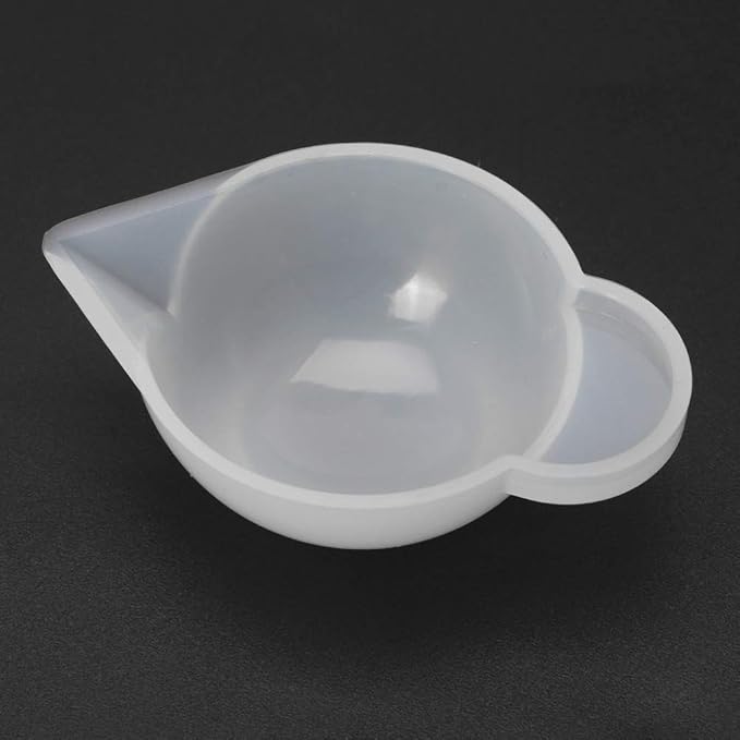 Luckycivia 10 Pcs Silicone Mold Cup Dispenser, Mini Measuring Cup, Color Modulation Tools for DIY Epoxy Resin Craft