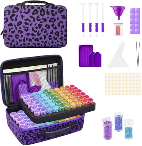 ZORETCO Diamond Art Storage - 120 Containers Diamond Art Kits for Adults