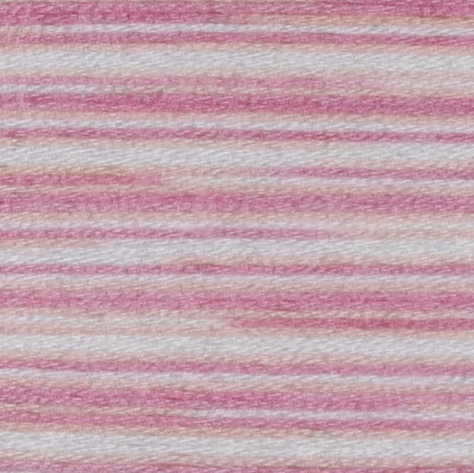 KCS Big skeins of 25 Meters Size 25 Color Variegated Cross Stitch Stranded Threads,6 skeins,4170