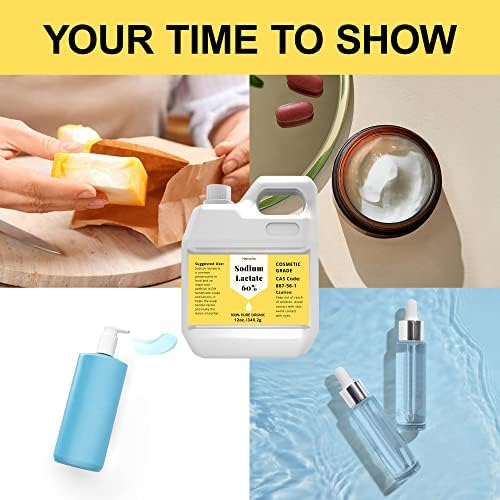 12 oz Sodium Lactate for Soap Making & Lotion,Premium Sodium Lactate Liquid