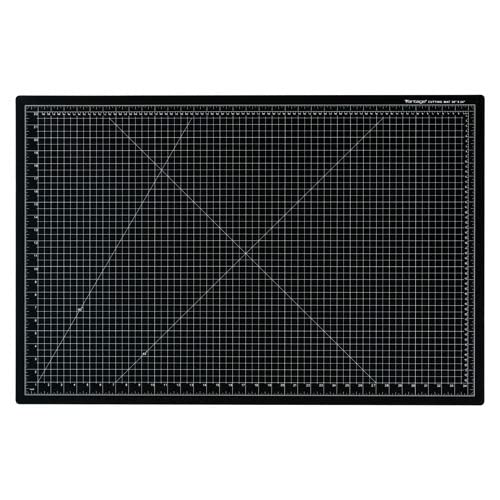 Dahle Vantage 10673 Premium Self-Healing Cutting Mat, 24"x36", 1/2" Grid, 5 Layers for Max Healing, Perfect for Crafts & Sewing, Black