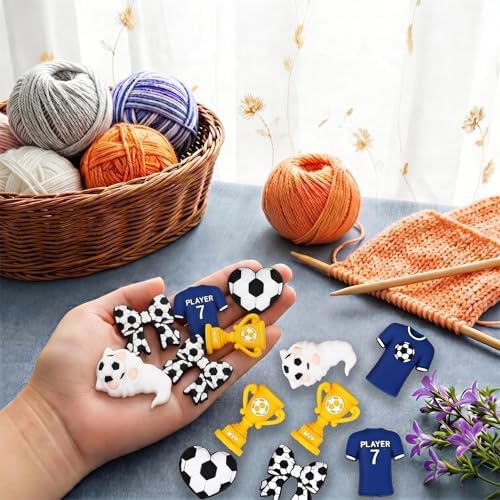 ZZXLLRO 10Pcs World Cup Knitting Needle Stoppers Silicone Point Protectors Accessories Fit Size 2.5-13 (3mm-9mm) for All Different Needle Materials