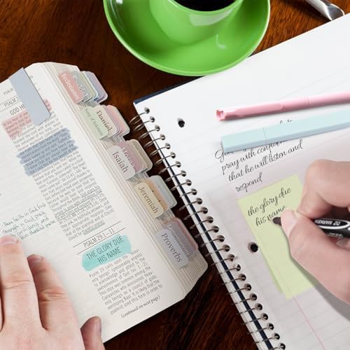 XKDOUS 58 Bible Study Supplies Journaling Kit, Bible Highlighters, Khaki