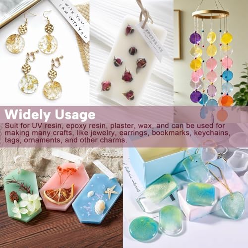 20 Pack Hole Maker, 5 Sizes 3/4/5/6/8mm Drill-Free Resin Tools