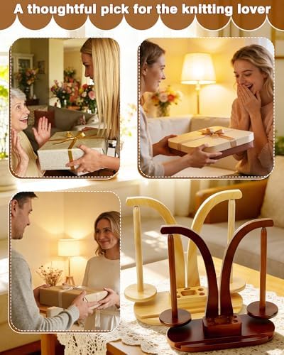 FIVEIZERO Double Magnetic Yarn Holder for Crocheting and Knitting