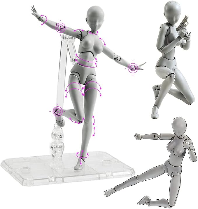 Artists Manikin Art Mannequin Figures, Drawing Figure Model for Sketching,Painting,Action Figures
