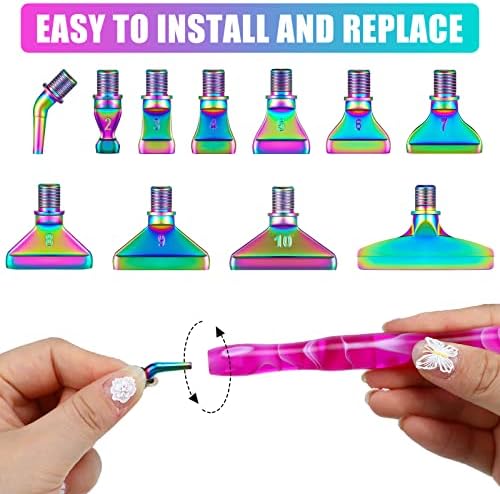 23 Pcs Diamond Art Tool Kit, Diamond Painting Pens Kit,Bright Colors
