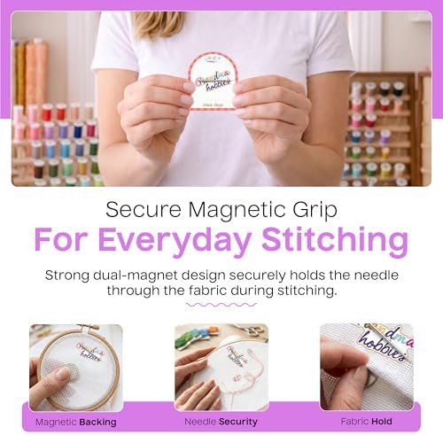 Aspen Lane Magnetic Needle Minder Needlepoint Accessory (Grandma Hobbies)