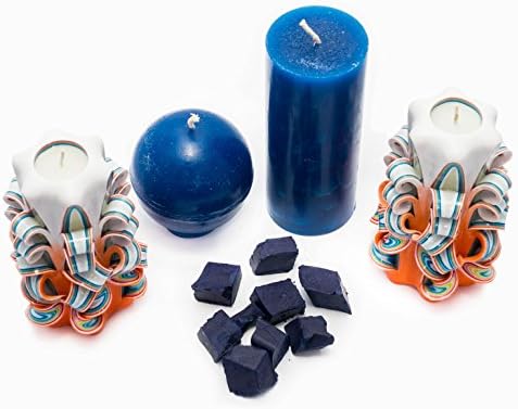 Dark Blue Candle Wax Dye 2 oz - Candle Color Dye Blocks