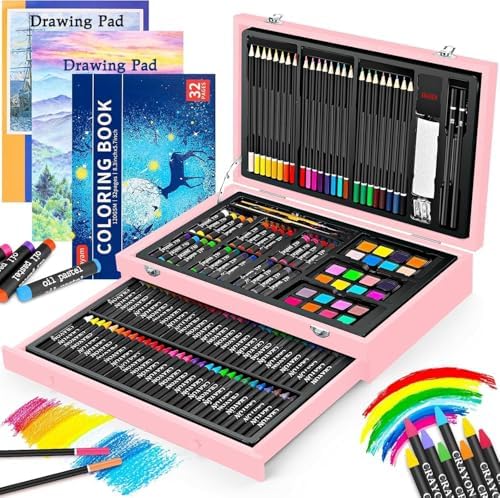 iBayam Pink Art Supplies, Gifts Kids Teen Girls Trendy Stuff 6-16 Year Old