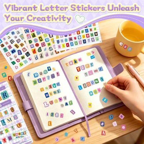 10000+ Letter Stickers for Scrapbooking Junk Journal Supplies Craft Decor