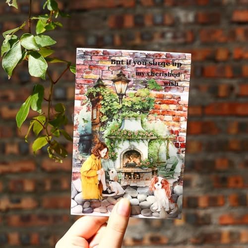 6 Rolls PET Washi Tape Stickers for Junk Journal Supplies,Self-Adhesive PET Washi Tape for Scrapbooking,Journaling Supplies,Painting,DIY Craft(Stone Wall)