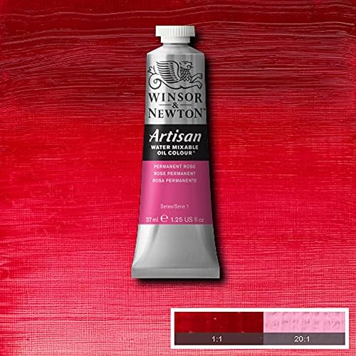 Winsor & Newton Artisan Water Mixable Oil Paint, 37ml, Permanent Rose