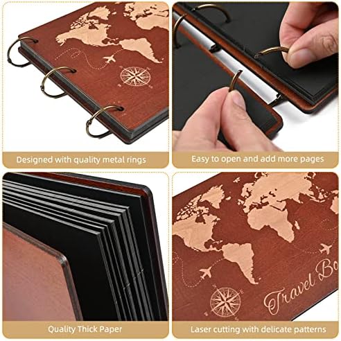 Giiffu Travel Scrapbook Album Photo Album Scrapbook