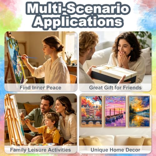 Lemon Tree Framed Paint by Numbers Kit for Adults Beginner 8x12 inch