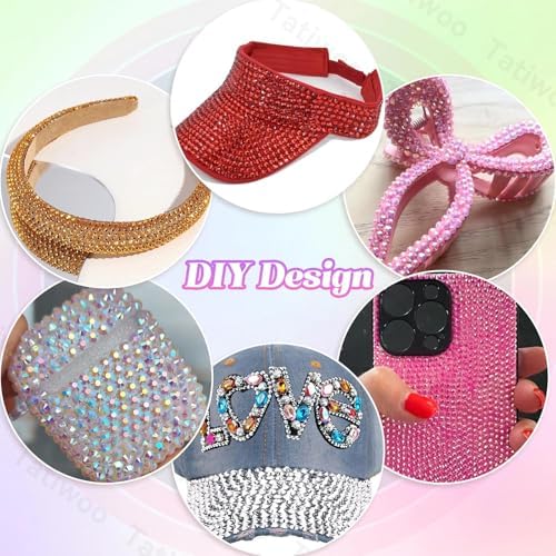 30000Pcs Rhinestones Bedazzling Kit, Resin Rhinestones Gems