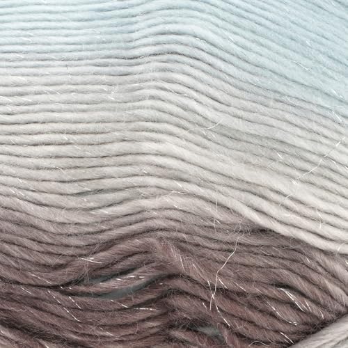 Loops & Threads Facets Yarn - Yarn for Knitting, Crochet, Weaving, and Arts & Crafts - Slate, Acrylic, 3.5 oz