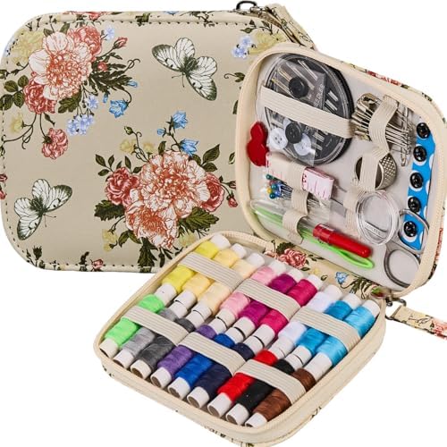 Floral Printing Travel Sewing Kit Cute Sewing Set