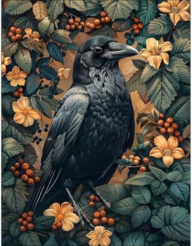 Halloween Diamond Art Kits for Adults Round Diamond Painting 12x16 Inch