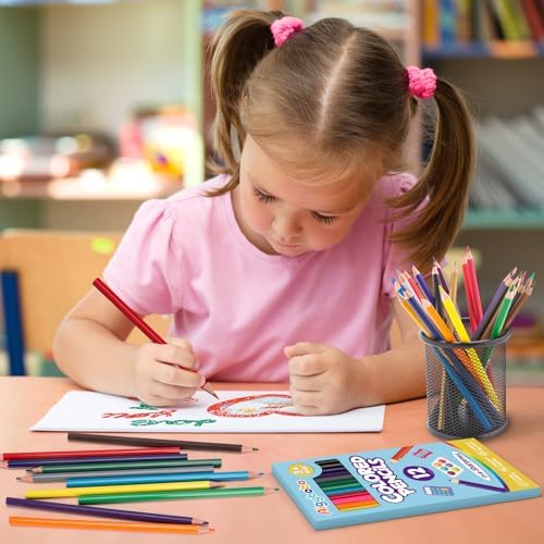 125 Pack Colored Pencils Bulk, Color Pencils for Kids Classroom, 1500 Count