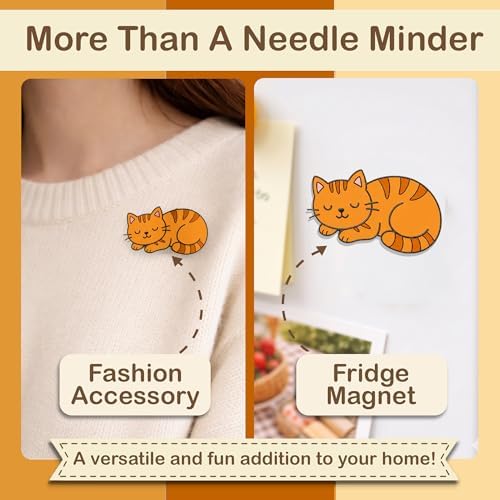 Kraftex Magnetic Needle Minder. Needleminder for Embroidery & Sewing. Cute Needlepoint Accessories. Magnetic Needle Holder for Cross Stitch. Cute Magnet Pin Gift