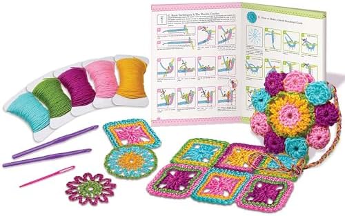 4M Easy-to-Do Crochet Kit - DIY Knitting Set for Beginners & Kids Ages 8+