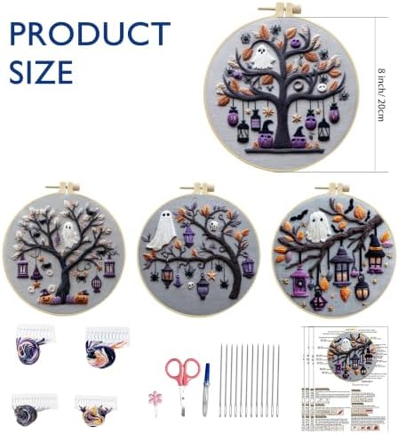 Embroidery Kit for Adult Craft Lovers, Embroidery DIY Starter Kit