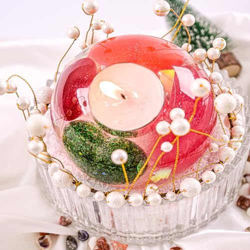 Tealight Candle Holder Resin Mold, 2 Pack Sphere Candlestick Mold