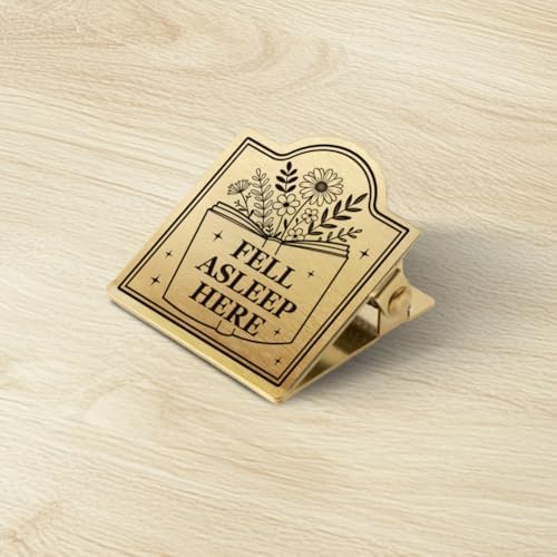 ANATTASOUL Fell Asleep HERE Travel Journal Clip for DIY Use