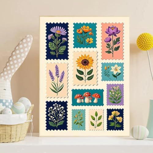 Flowers Diamond Art Kits for Adults, Diamond Art Painting Kits for Adults