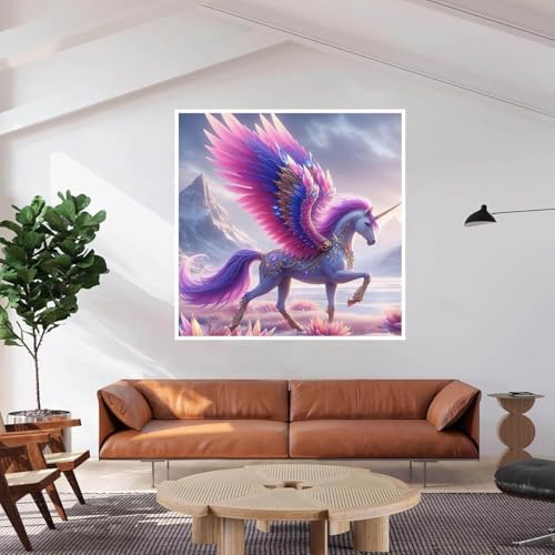 Unicorn Diamond Art Kits for Adults, Diamond Painting Kits 14x14 Inch
