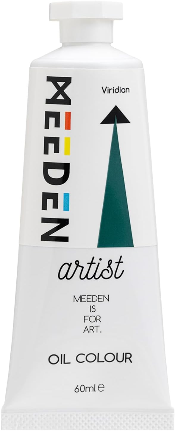 MEEDEN Artist Grade Oil Paint: Viridian - 60ml/2oz Tube | Professional Art Paints and Supplies for Canvas Painting