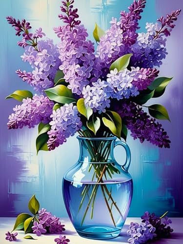 Axquilon Flower Diamond Arts Kits for Adults 12x16 inch
