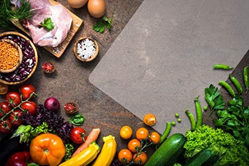 Better Kitchen Products Extra Thick Flexible Frosted Clear Plastic Cutting Mats, 12" x 18", Set of 6