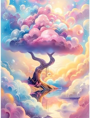 DOTSOPS 5D Dreamland Diamond Painting Kits for Adults 11.8 x 15.7 Inches