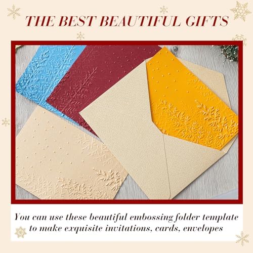 1 Pcs Geiseralie Embossing Folders for Card Making,Christmas Tree