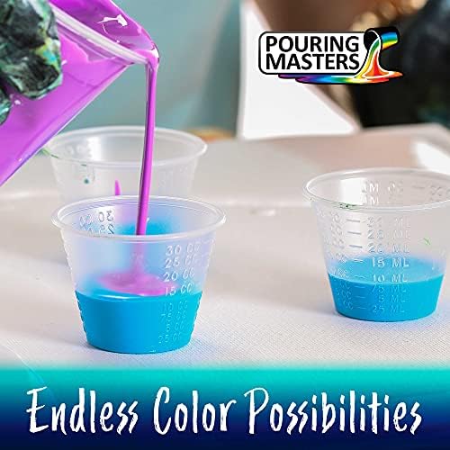 Pouring Masters 12-Color Ready-to-Pour Pouring Paint Set Acrylic Iridescent