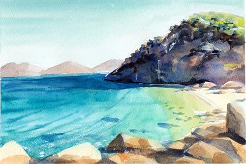 Escoda | Watercolour | Artist Set Marie Boudon | Size 9,10,14 | 3 Brushes | Synthetic White Toray + Tendo | Mottler + Angular + Round Pointed