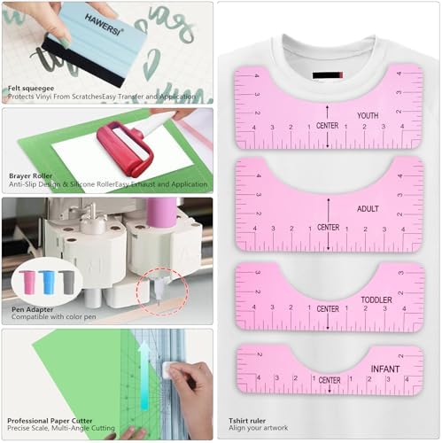 41Pcs Ultimate Tool Set for Cutting Machine,Accessories Bundle with Weeding Tool for Vinyl, LED Light Pad,T-Shirt Ruler,12'' Paper Cutter,Heat Press Mat,Cutting Mat,Starter Kit for Craft Projects