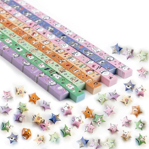 Star Origami Paper, DIY Origami Paper Star Strips (Cute Puppy540 sheets)