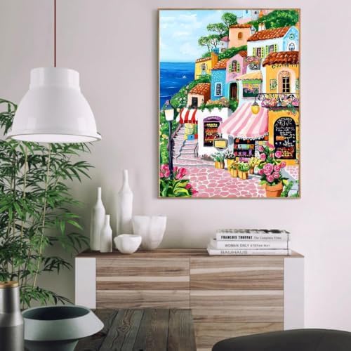 AIBOERL Paint by Numbers Kit for Adults Beginner,Landscape, 12X16In
