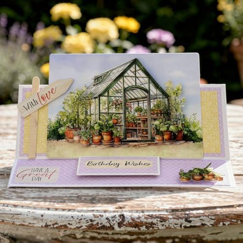 Katy Sue Die Cut Decoupage – Gardener's Choice (Pack of 12) – Garden Themed Designs for Layered Card Making – Premium 150gsm Paper – UK Made Card Making
