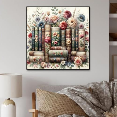 Xylogist Book Diamond Art Kits for Adults, 5D Diamonds Painting 12x12 inch