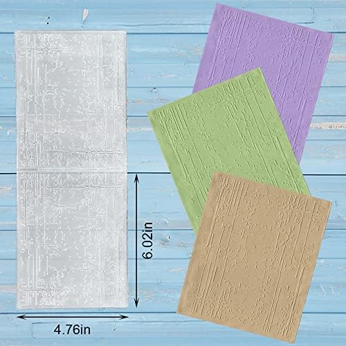 ALIBBON Irregular Background Plastic Embossing Folders for Card Making, Stripe Dots Background Embossing Folders for DIY Scrapbooking, Ink Marks Folders for Paper Craft Photo Album Decorations