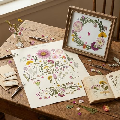 Dried Pressed Flowers Real Natural