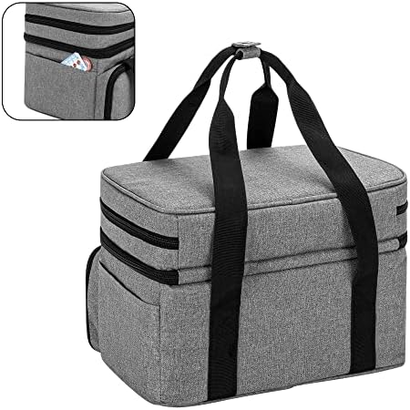 BAFASO Double Layer Sewing Accessories Organizer, Gray