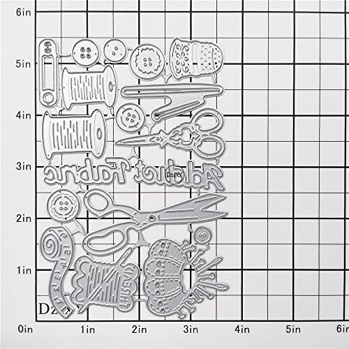 Needle Thread Metal Cutting Dies for Card Making