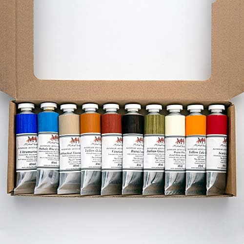 Michael Harding Artist Oli Colours, Desert Oil Paint Set, Ten 40ml Tubes, 0030012